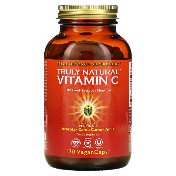 Truly Natural™ Vitamin C, 120 Vegan Caps