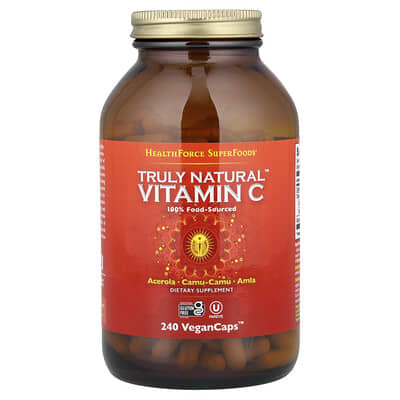 HealthForce Superfoods, Truly Natural™ Vitamin C, 240 Vegan Caps
