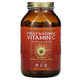HealthForce Superfoods, Truly Natural, Vitamine C, Version 3, 240 capsules vegan