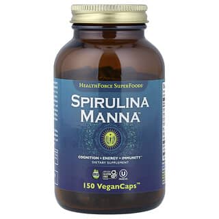 HealthForce Superfoods‏, ספירולינה מאנה, 150 כמוסות טבעוניות