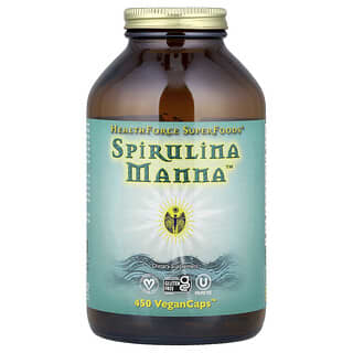 هيلثفورس نوتريشيونالز‏, Spirulina Manna ™، 450 VeganCaps ™