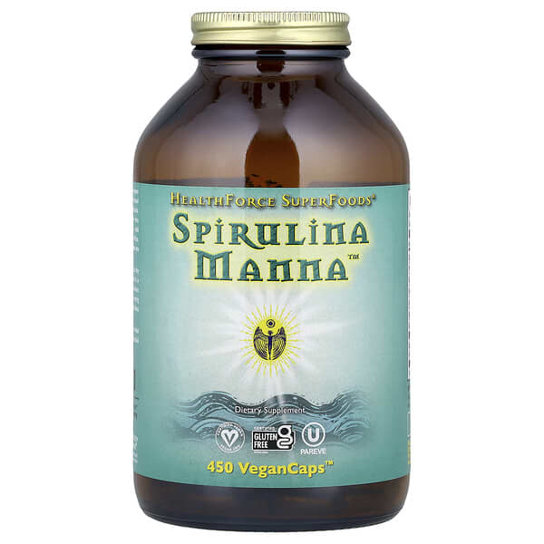 Spirulina Manna™, 450 VeganCaps™