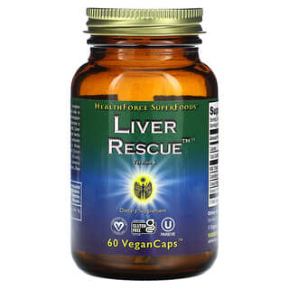 HealthForce Superfoods, Liver Rescue, 60 Vegan Caps