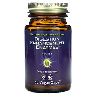 HealthForce Superfoods, Digestion Enhancement Enzymes, 60 Vegan Caps