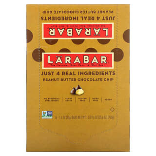Larabar, The Original Fruit & Nut Bar, Peanut Butter Chocolate Chip, 16 Bars, 1.6 oz (45 g) Each