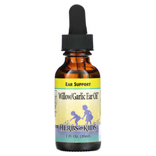 Herbs for Kids, Willow/Garlic Ear Oil, Alcohol-Free, 1 fl oz (30 ml)