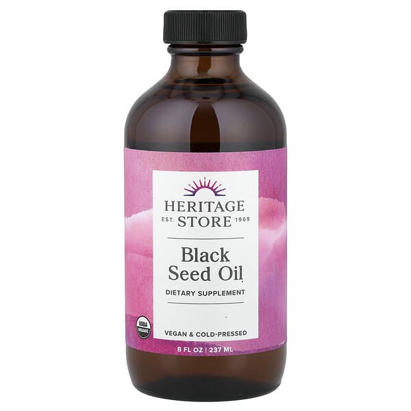 Heritage Store, Black Seed Oil, 8 fl oz (237 ml) — product photo 1