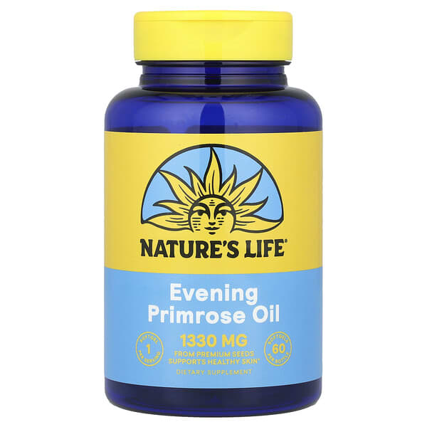 Evening Primrose Oil, 1,300 mg, 60 Softgels