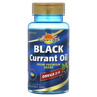 Nature's Life, Blackcurrant Oil, 500 mg, 90 Mini Softgels