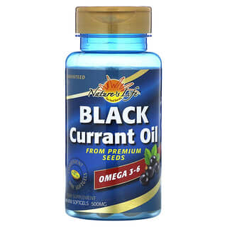 Nature's Life, Black Currant Oil, 500 mg, 90 Mini Softgels