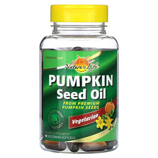 Nature's Life, Pumpkin Seed Oil, 90 Vegetarian Softgels