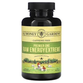 Honey Gardens, Premier One, Raw Energy Extreme, Sem Cafeína, 100 Vegcaps