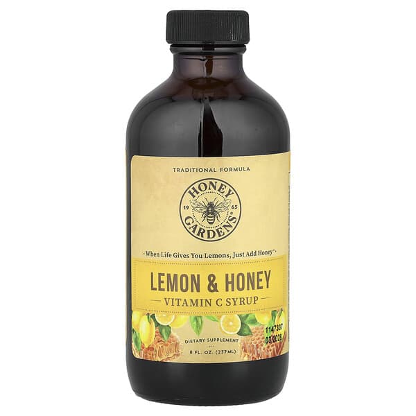 Vitamin C Syrup, Lemon & Honey, 8 fl oz (237 ml)