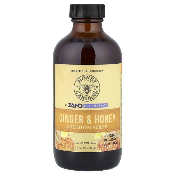 Honey Gardens, 생강 시럽, 240ml(8fl oz)
