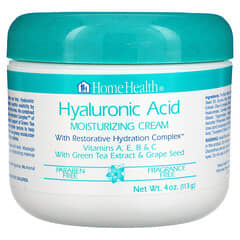 Home Health, Crème hydratante à l’acide hyaluronique, sans parfum, 113 g