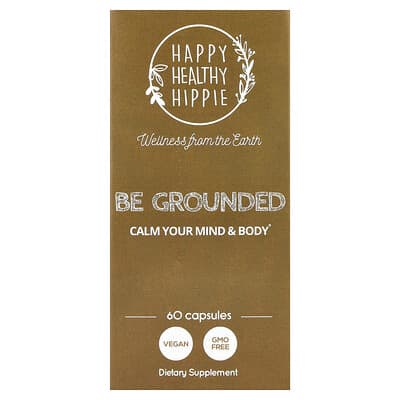 Happy Healthy Hippie, Be Grounded, 60 Capsules