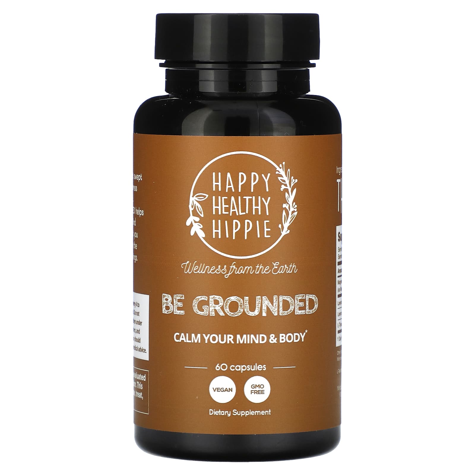 Happy Healthy Hippie, Be Grounded, 60 Capsules