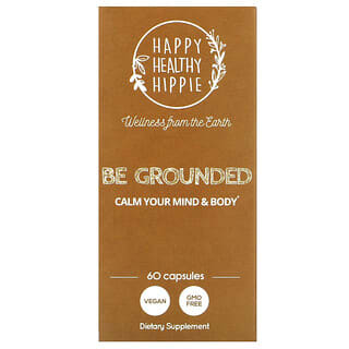 Happy Healthy Hippie, Be Grounded, 60 Capsules
