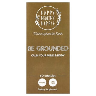 Happy Healthy Hippie, Be Grounded, 60 Capsules
