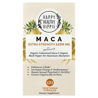 Happy Healthy Hippie, Maca, 120 vegetarische capsules