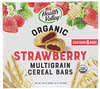 Organic Multigrain Cereal Bars, Strawberry, 6 Bars, 1.3 oz (37 g) Each