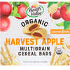 Organic Multigrain Cereal Bars, Harvest Apple, 6 Bars, 1.3 oz Each