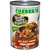 유기농, 미네스트로네 수프, 무염, 15 oz (425 g)