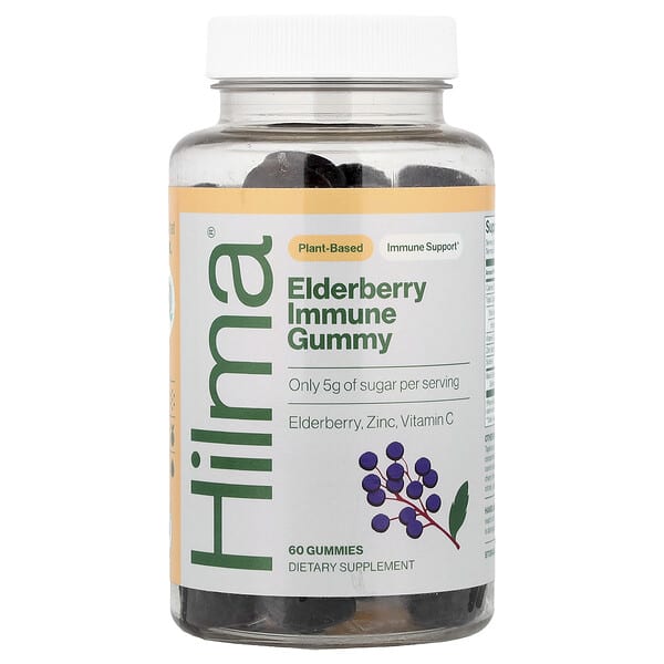 Hilma, Elderberry Immune Gummy, 60 Gummies