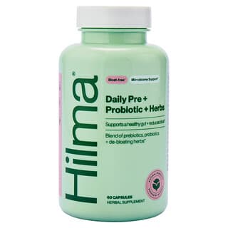 Hilma, Daily Pre + Probiotic, 60 Capsules