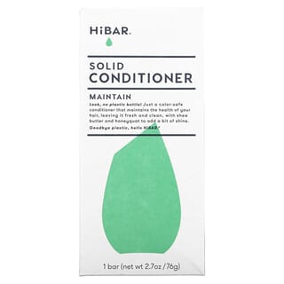 HiBAR, твердий кондиціонер для підтримки здоров’я волосся, 1 брусок, 76 г (2,7 унції)