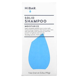 HiBAR, Shampooing solide, Hydratant, 1 barre, 90 g