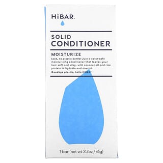 HiBAR, Acondicionador sólido, Humectante, 1 barra, 76 g (2,7 oz)