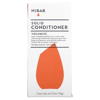 HiBAR, Barra de acondicionador sólido, Voluminizador`` 1 barra, 76 g (2,7 oz)