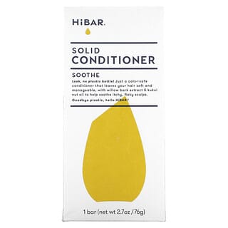 HiBAR, 固體護髮素，舒緩，1 根，2.7 盎司（76 克）