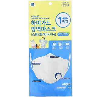 HIGUARD, Disposable KF94 ( N95 / KN95/ FFP2 ) Mask, for Kids, 1 Mask