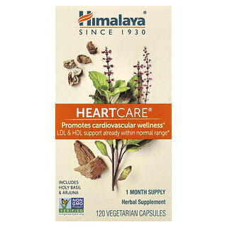 Himalaya, HeartCare，120 粒素食胶囊