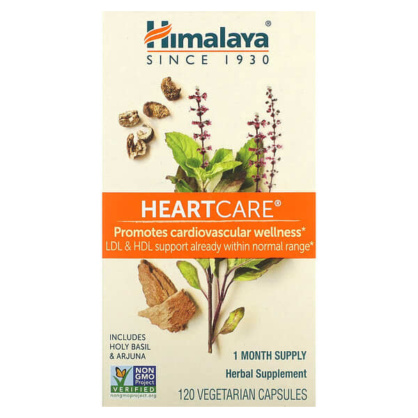 Himalaya, HeartCare，120 粒素食膠囊