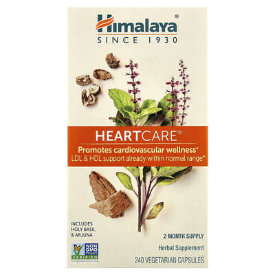 Himalaya, HeartCare®, 240 Vegetarian Capsules