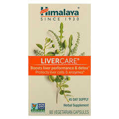 Himalaya, LiverCare บรรจุแคปซูลมังสวิรัติ 90 แคปซูล