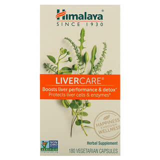 Himalaya, Liver Care บรรจุแคปซูลมังสวิรัติ 180 แคปซูล