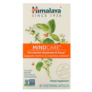 Himalaya, MindCare, 60 cápsulas vegetarianas