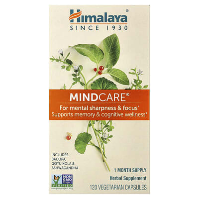 Himalaya, MindCare®, 120 Vegetarian Capsules