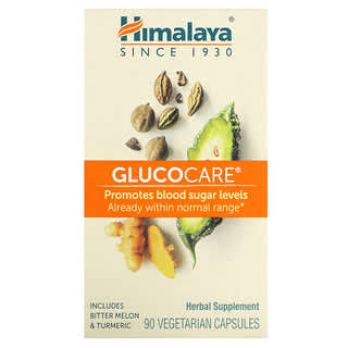 Himalaya, Glucocare, 90 capsules végétariennes
