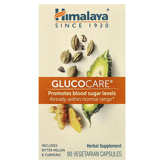 Himalaya, GlucoCare®, 90 cápsulas vegetales