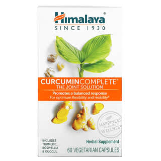 Himalaya, Curcumina completa, La solución para las articulaciones, 60 cápsulas vegetales