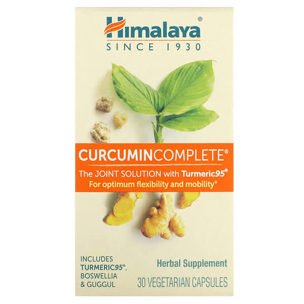 Himalaya, Curcumin Complete，30 粒素食膠囊