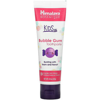 Himalaya, Botanique, Kids Toothpaste, Bubble Gum, 4.0 oz (113 g)