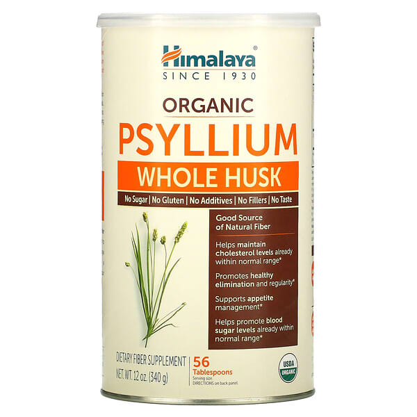 Himalaya, Organic Psyllium Whole Husk, 12 oz ( 340 g)