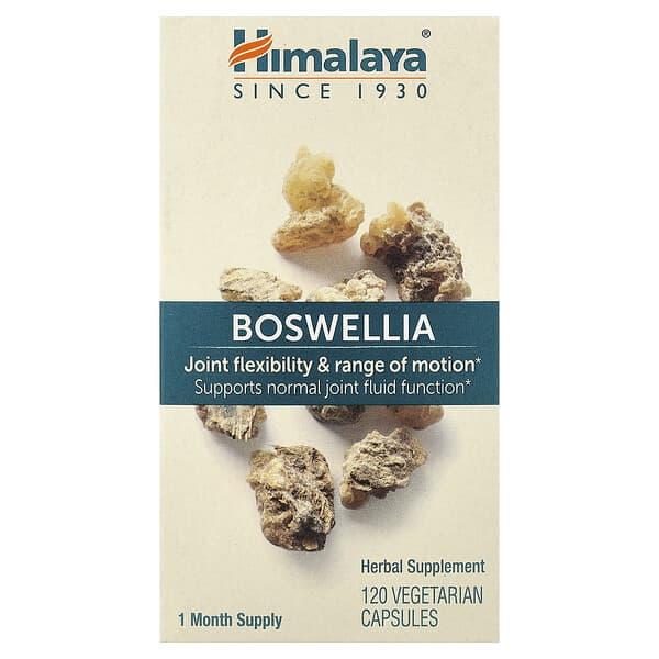 Himalaya, Boswellie, 120 capsules végétariennes (125 mg par capsule)