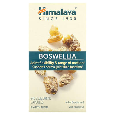 Himalaya, Frankincense, 250 mg, 240 Vegetarian Capsules (125 mg per capsule)